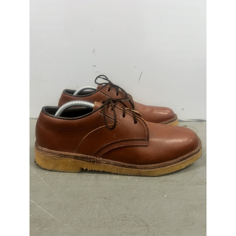 Thomas McCan Men's Brown Leather‎ Derby Oxford Dress Shoes Size 11 Classic Style